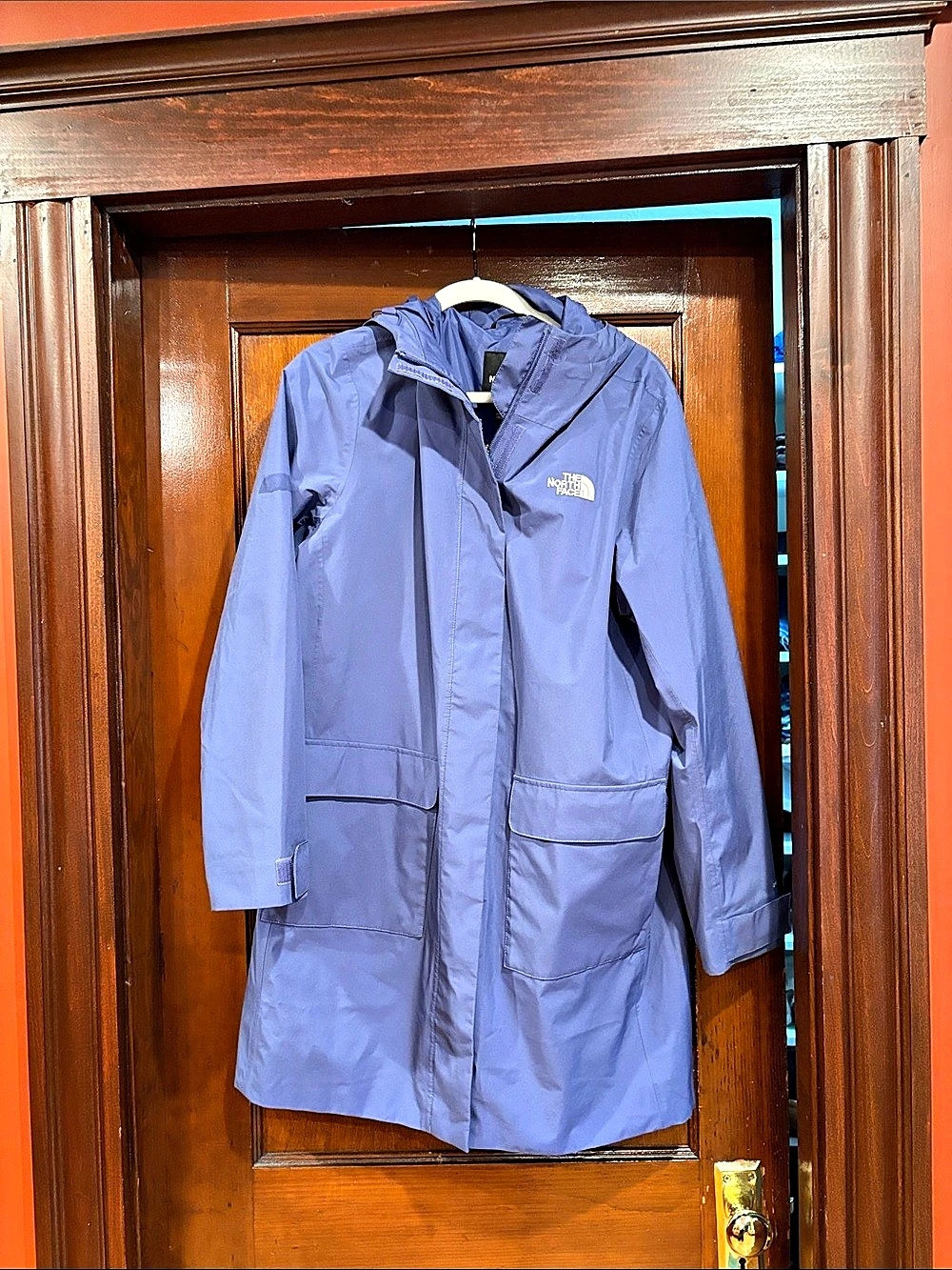 The North Face Women's Antora Rain Parka Purple Jacket